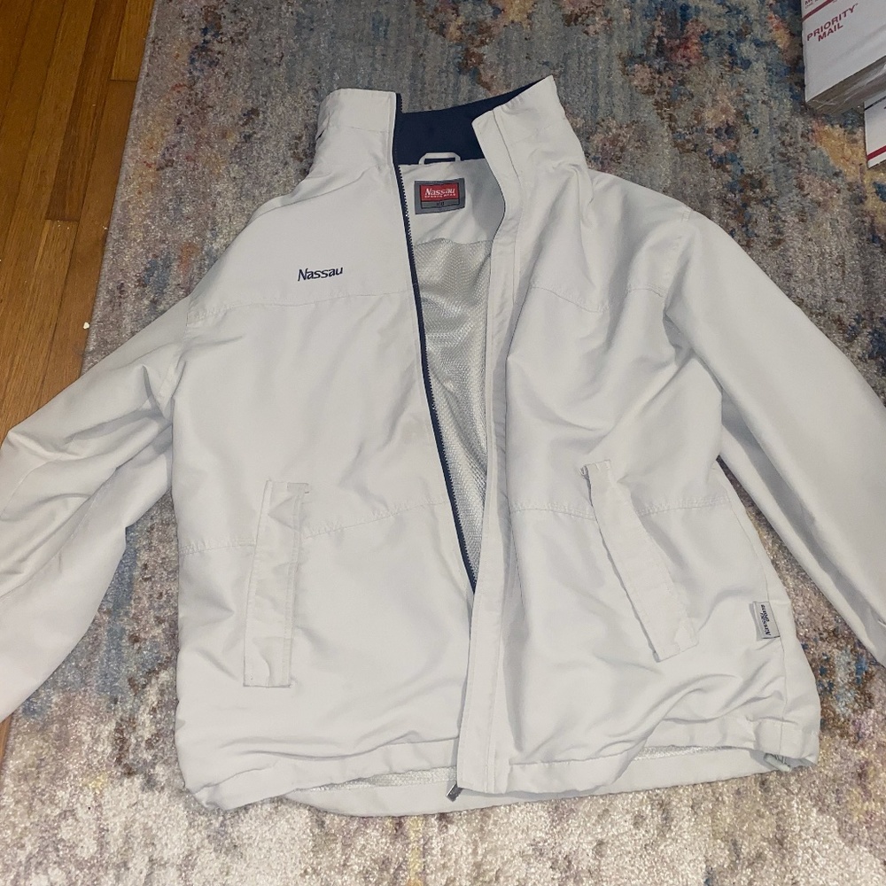 Nassau Sportswear Zip Up Windbreaker Jacket